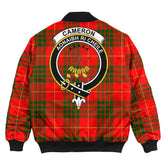 Clan Cameron Modern Tartan Crest Bomber Jacket AE86 Cameron Modern Tartan Tartan Bomber Jacket